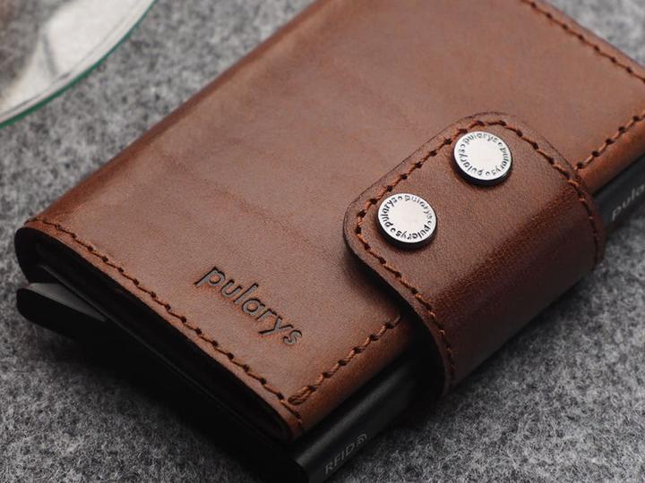 Actual product image Pularys Wallet DOPPIO credit card holder