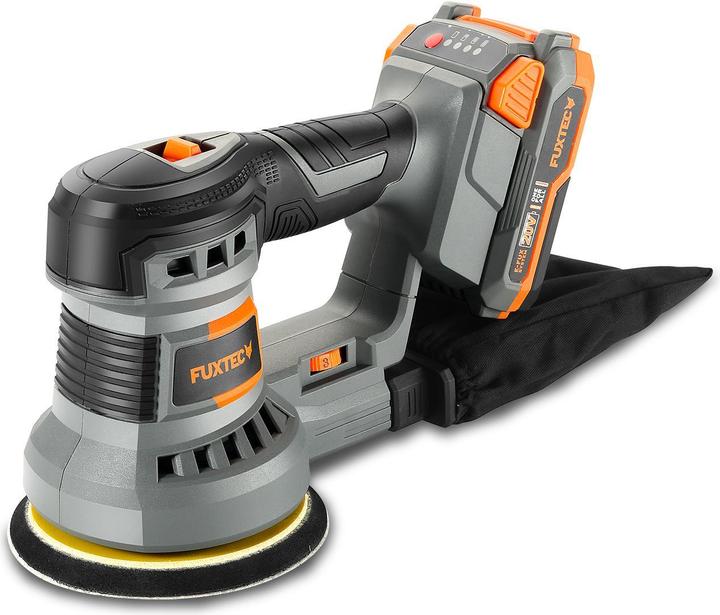 Produktbild Fuxtec 20V Akku Rotationsschleifer FX-E1RS20 SET mit 1 x Akku 2Ah, 1 x Ladegerät 1A