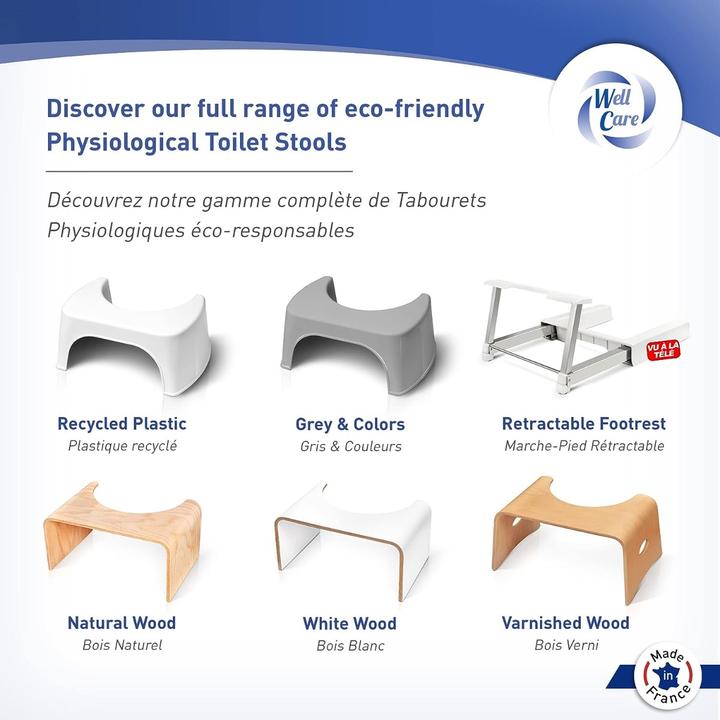 Image du produit Well Care Tabouret de toilette Blanc