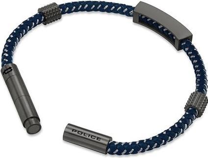 Produktbild Police Stylish men Ìs blue leather bracelet Assault PEAGB0034901 (Edelstahl)
