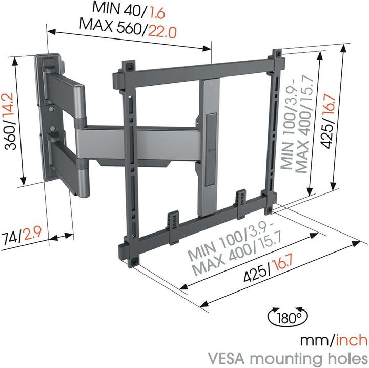 Produktbild Vogels TVM 5445 (Wand, 65", 35 kg)
