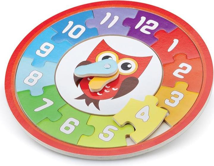 Actual product image New Classic Toys Puzzle clock owl