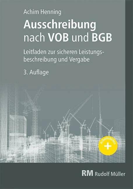 Produktbild Ausschreibung nach VOB und BGB (Deutsch, Achim Henning, 2022)