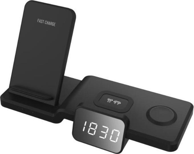 Apfelkiste Qi Fast Charging Ladegerät Dockingstation Apple Watch / Smartphone / AirPods (15 W)