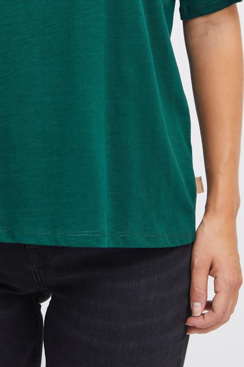 Actual product image Pulz Jeans PZBRIT 0-Neck Tshirt - 50207421 (XS)
