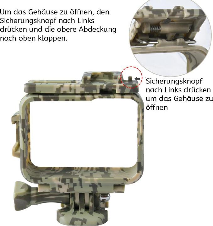 Image du produit Ueli Express Support camouflage Extreme GoPro Hero 12 / 11 / 10 / 9 (Hero 11 Noir, Hero 9 Noir, Hero 13 Noir, Hero 10 Noir, Hero 12 Noir)