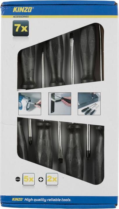 Kinzo Screwdriver set 7pcs st