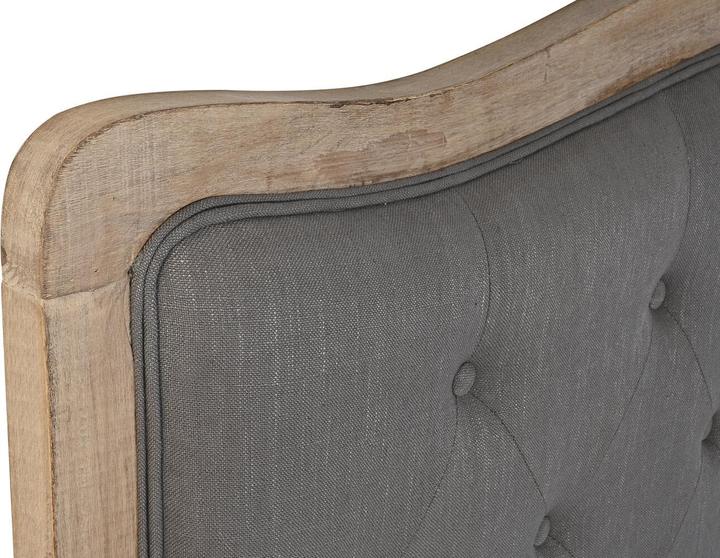 Actual product image DKD Home Decor Headboard Dark grey Oak 180 x 10 x 120 cm