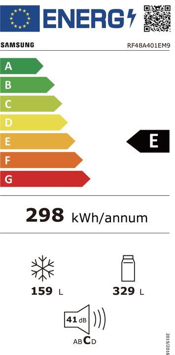 Energy Label Samsung RF48A401EM9/EO (488 l)
