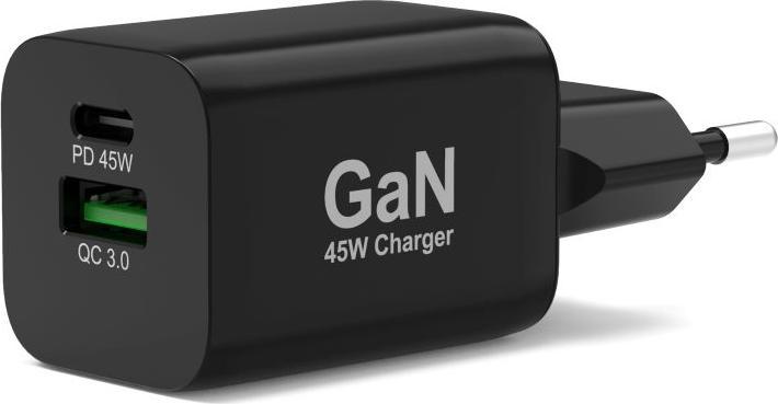 Produktbild Port Designs 900105-EU mobile device charger Black Indoor (45 W)