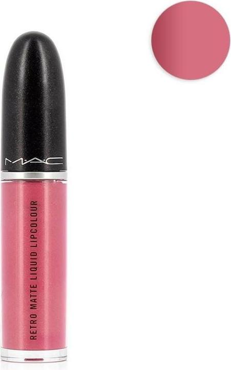 Actual product image MAC Cosmetics Retro Matte Liquid Lipcolour (Metallic Rose)