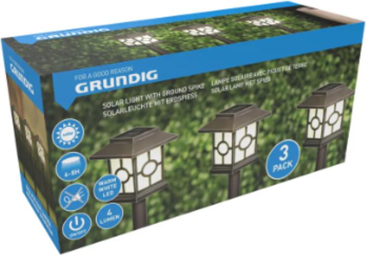 Produktbild Grundig Solar light spike 3pc LED (4 lm)