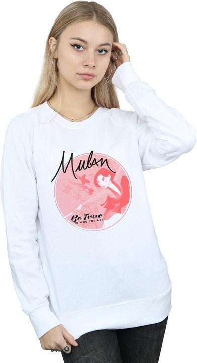 Actual product image Disney Womens/Ladies Mulan Be True Sweatshirt (XL)