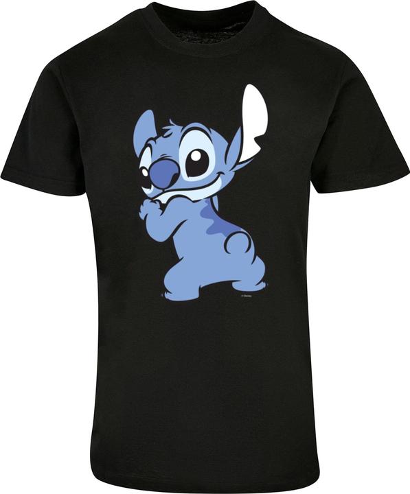Produktbild Absolute Cult Lilo And Stitch - Stitch Backside Breast Basic T-Shirt - 124375 (XS)
