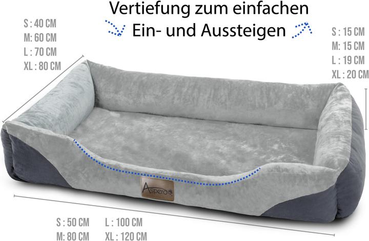 Actual product image Aspero Hundebett und Hundedecke Hanko und Lund (Dog)