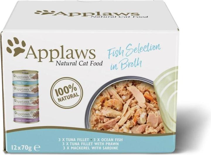 Applaws Fisch Multipack (Adult, 12 Stk., 840 g)