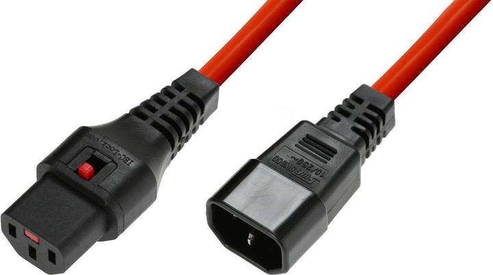 Actual product image MicroConnect IEC Lock C13 to C14, 2m (2 m)