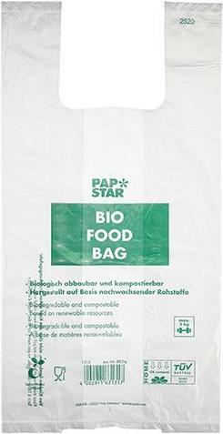 Image du produit Papstar Sac de transport pour chemises, en film bio, transparent