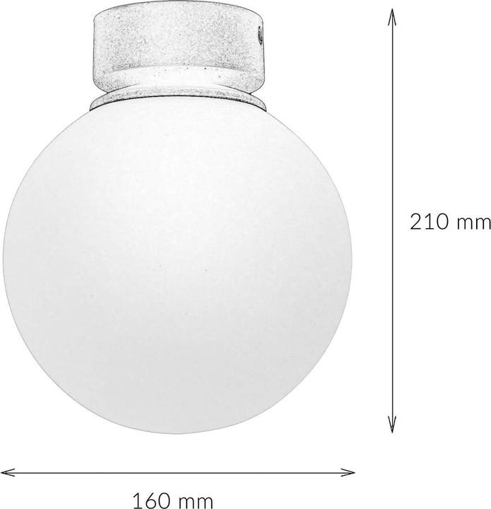 Actual product image Licht-Erlebnisse Ceiling lamp Prosko (E27)