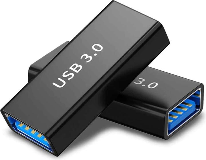 Actual product image PowerGuard USB-A to USB-A Coupling Gender Changer (female/female) 5 Gbit/s Data & Charge (USB-A)