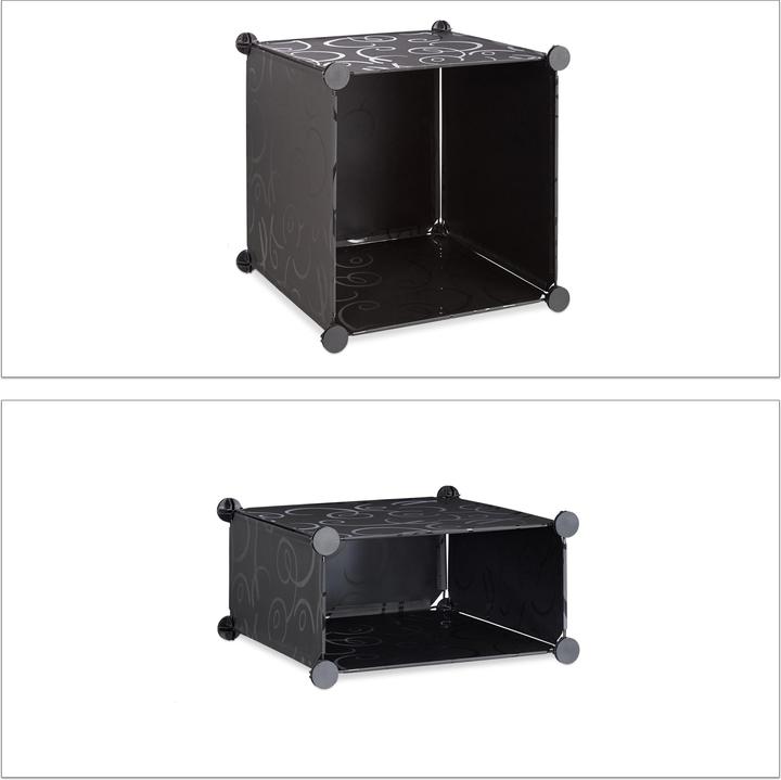Actual product image Relaxdays 4 Compartments Shelving System (74.5 x 37 x 56 cm)