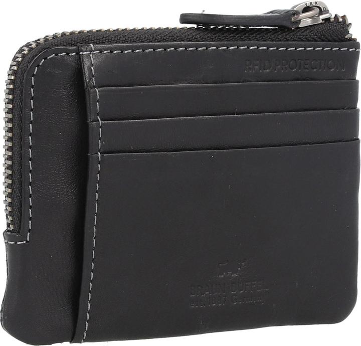 Actual product image Braun Büffel Arezzo leather key case 11 cm