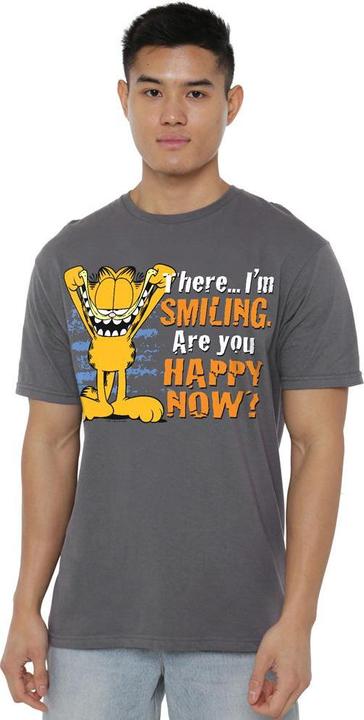 Actual product image Garfield Mens Smiling T-Shirt (4XL)