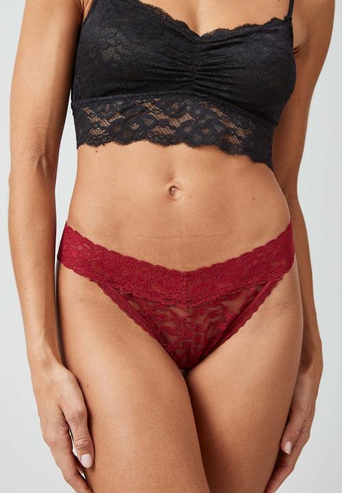 Produktbild Snocks Tangas aus Spitze (L, 3er Pack)