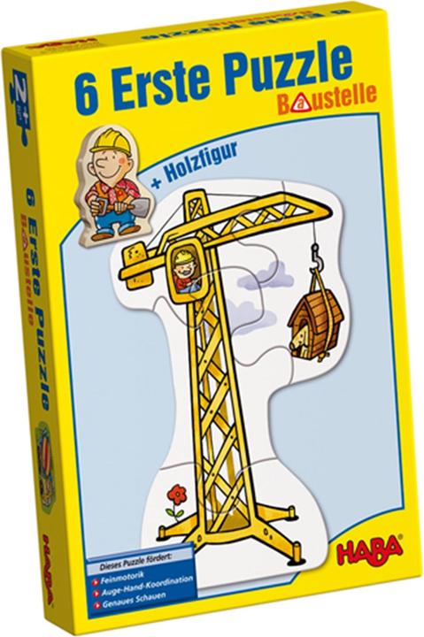 Produktbild Haba Erste Puzzles - Baustelle (18 Teile)