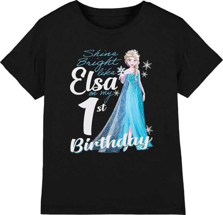 Disney Frozen Bright Like Elsa TShirt 1. Geburtstag