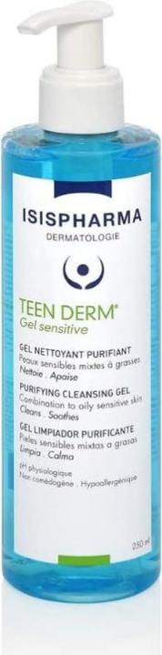 Image du produit Isispharma Teen Derm Gel Sensitive gel (Gel, 250 ml)