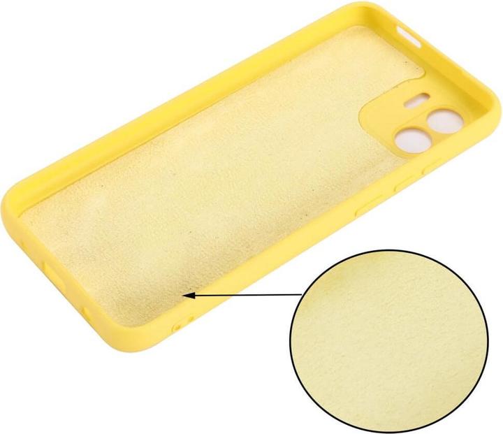 Actual product image Cover-Discount Xiaomi Redmi A2 / A1 - Silicone Rubber Case yellow (Xiaomi Redmi A1)