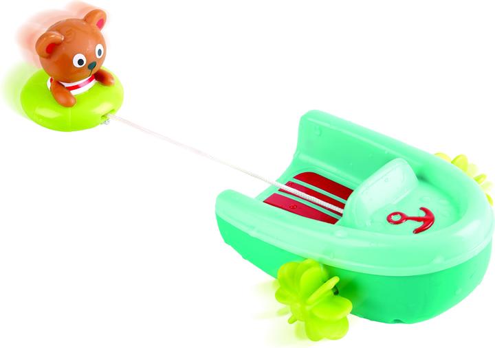 Actual product image Hape Inflatable boat with pullback motor