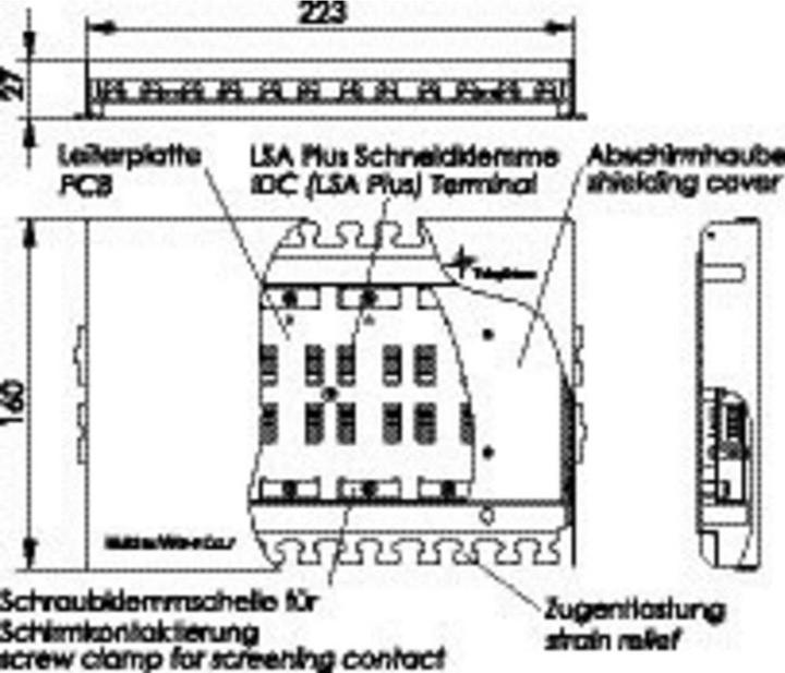 Produktbild Telegärtner Connection Box Port CAT 7 (Kunststoffkabelbinder, 160 mm, 1 Stk.)