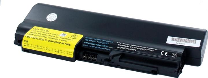 Produktbild AGI Akku kompatibel mit Lenovo ThinkPad R400 - Akku - 6.600 mAh (6600 mAh)