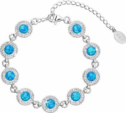 Produktbild Evolution Group Charming bracelet with blue opals 33105.1