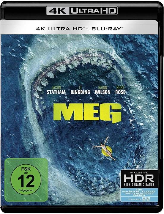 Image du produit Meg (Blu-ray 4k, 2018, Allemand)