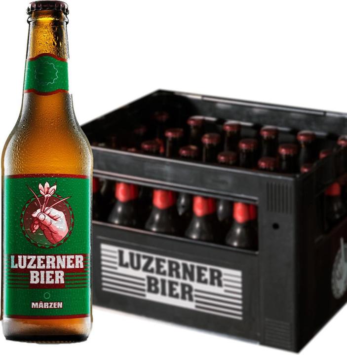 Luzerner Bier MÄRZEN Kiste / (24 x 33 cl)