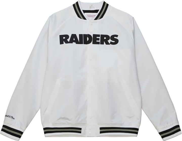Mitchell & Ness M&N Lightweight Satin Varsity Jacke - Oakland Raiders - L (L)