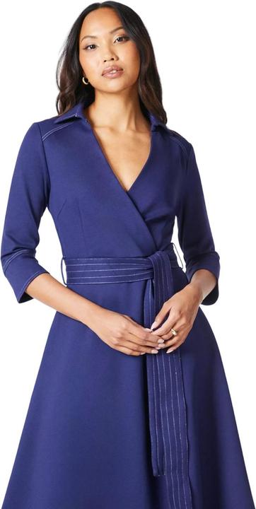 Actual product image Principles Womens/Ladies Ponte Stitch Detail Midi Dress (42 D)