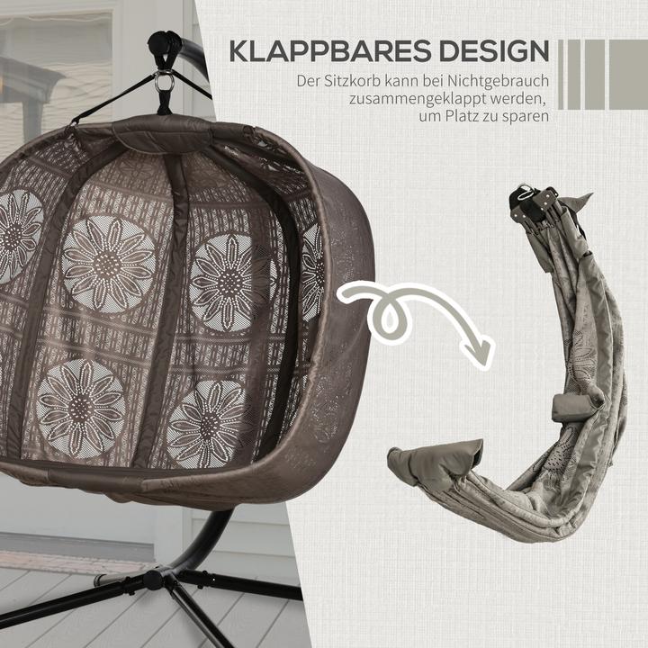 Image du produit Outsunny Fauteuil suspendu (240 kg)
