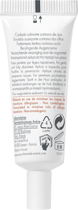 Produktbild Avène Beruhigende Augencreme (Crème, 10 ml, Tag + Nacht)