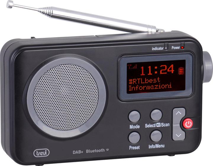 Immagine prodotto Trevi DAB 7F80 R Portatile Nero, Grigio (DAB, FM)