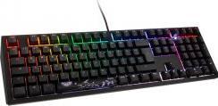 Produktbild Ducky Shine 7 PBT Gaming Tastatur, MX-Speed-Silver, RGB LED - blackout (DE, Kabelgebunden)