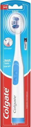 Produktbild Colgate Zahnbürste 360 Batterie Zahnseide Spitze (Reinigungslotion)