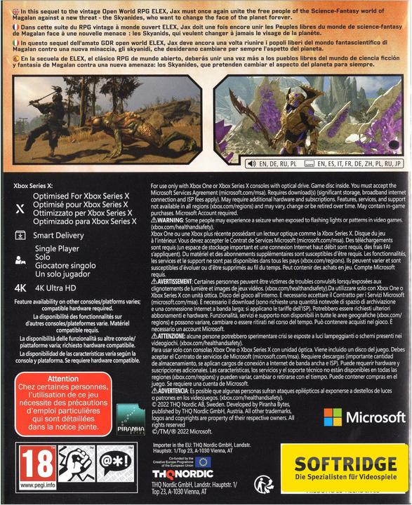 Produktbild THQ Elex 2 (Xbox One S, Xbox Series X, FR, IT)