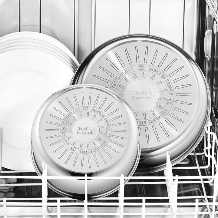 Immagine prodotto Tefal Ingenio Preference On (28 cm, Set di pentole e padelle da cucina, Acciaio inossidabile)