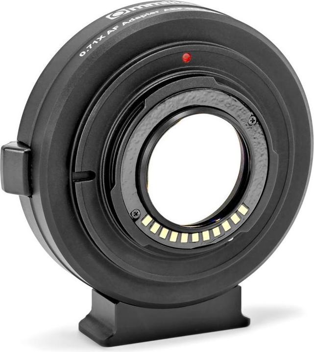 Immagine prodotto Commlite Adattatore Booster Canon EF a MFT (Convertitore grandangolare, Canon EF)