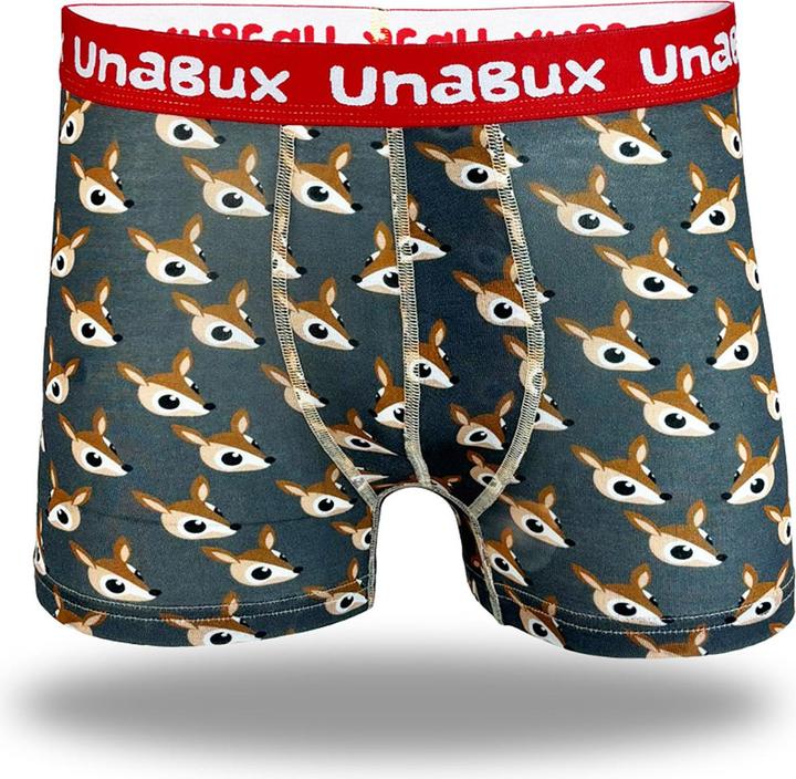 Unabux Boxer BLACK WHITE RABBIT (XL, Einzelpack)