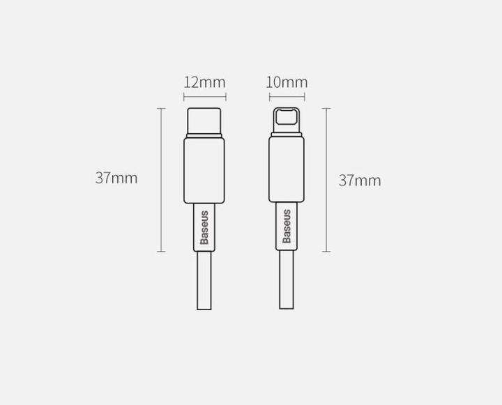 Produktbild Baseus USB-C – Lightning (2 m, USB 2.0)